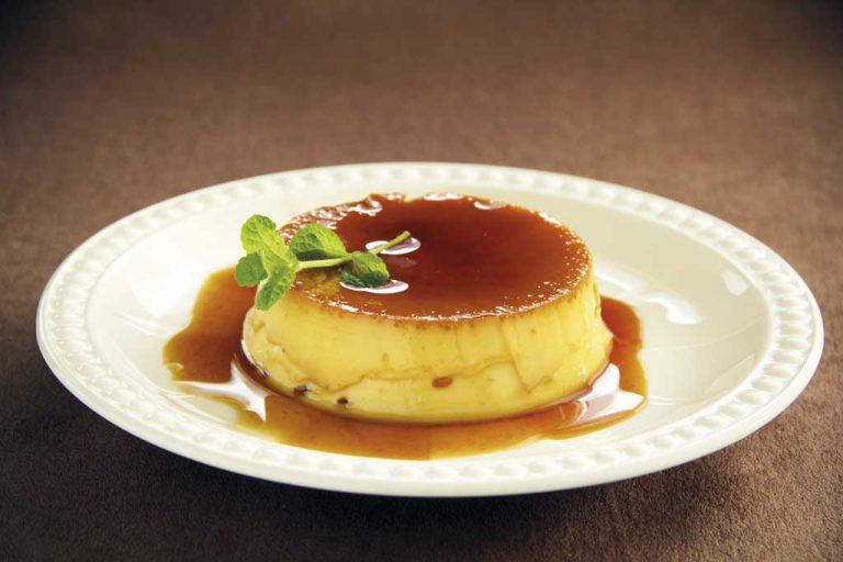 Flan de naranja