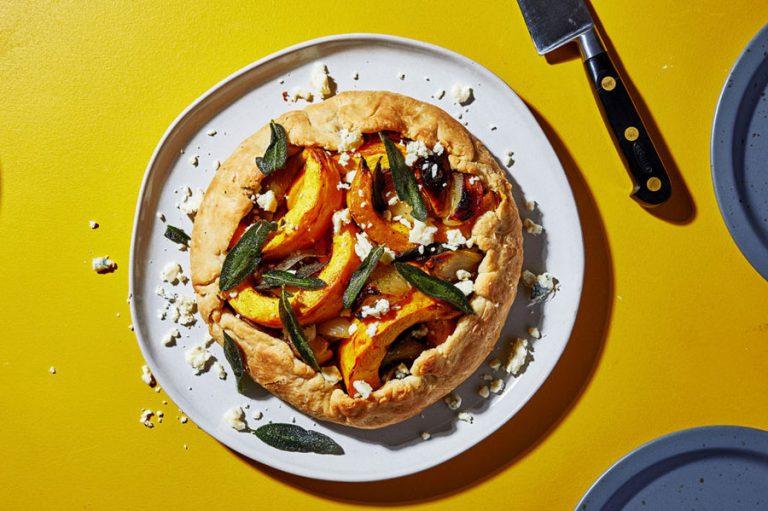 Tarta de calabaza con avellanas