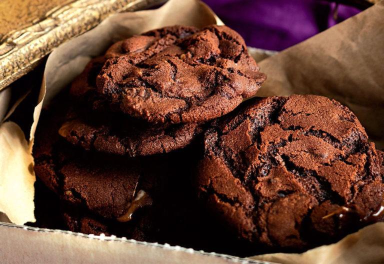 Galletas de fudge de chocolate, una delicia