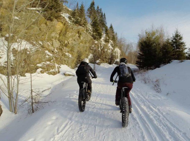 ¿Un paseo en bicicleta sobre la nieve? Mont Tremblant es el lugar indicado