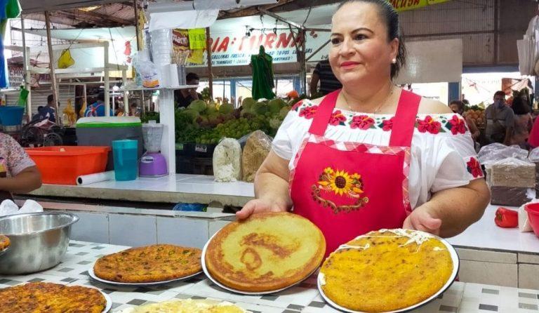 La Tortillería de La Güera: tortillas de chaya con carne, pejelagarto y otros guisos tabasqueños