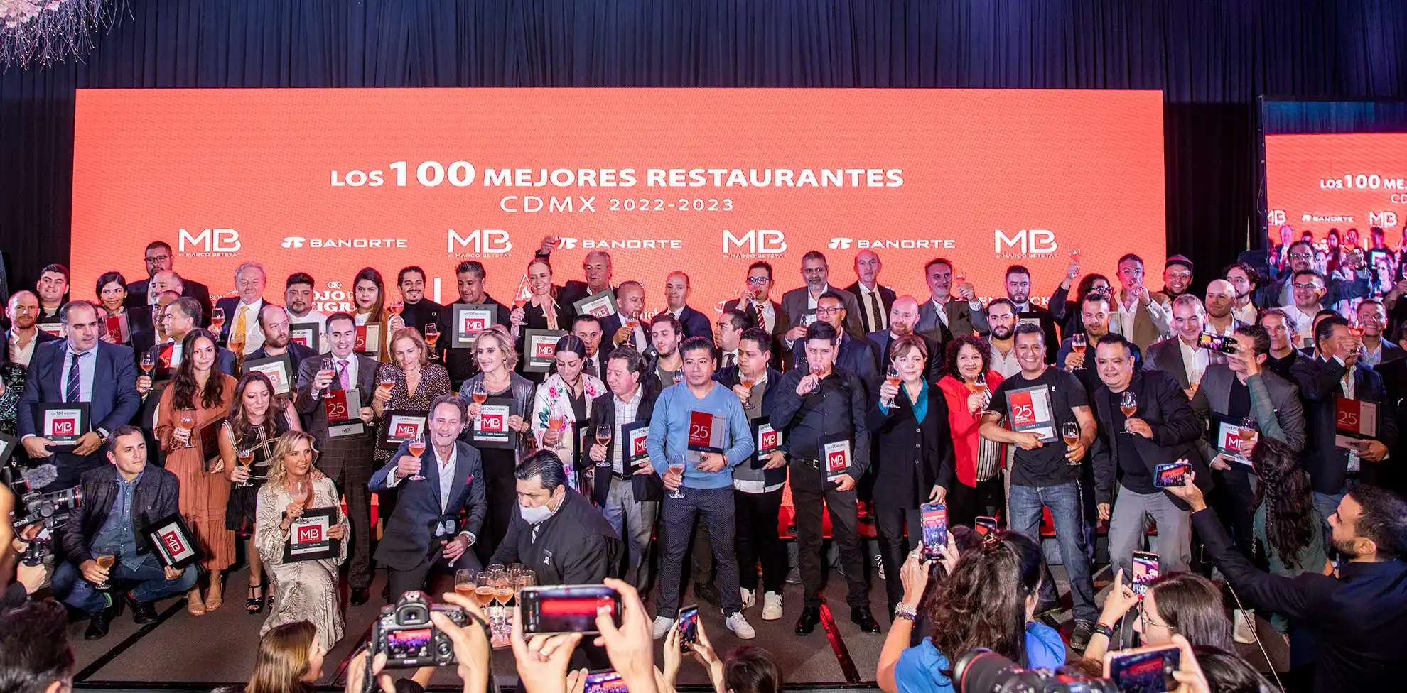Así fue la premiación a los 100 mejores restaurantes de CDMX
