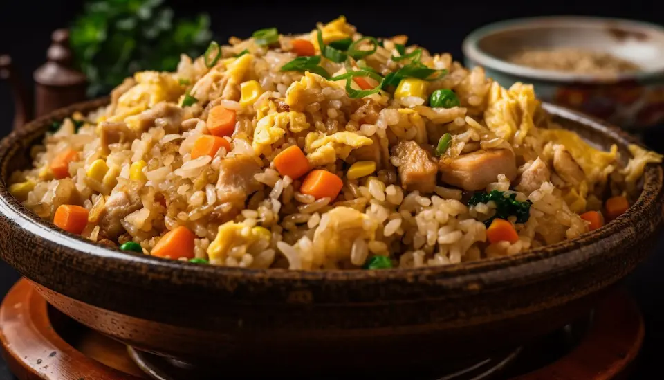 Yakimeshi mixto: arroz frito con un toque japonés