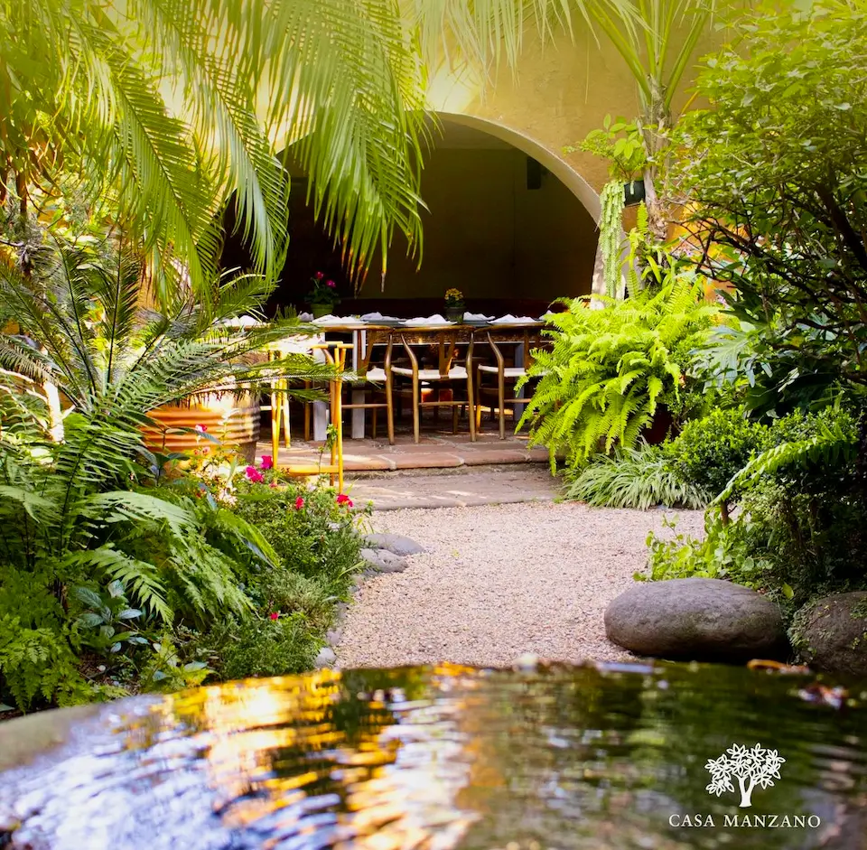 jardines para comer en Cuernavaca