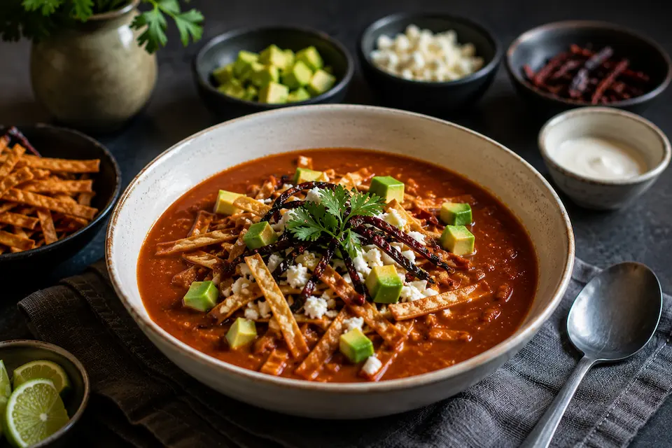 Sopa de tortilla — Receta Banorte